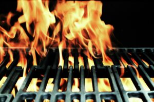 fire safely in a grill