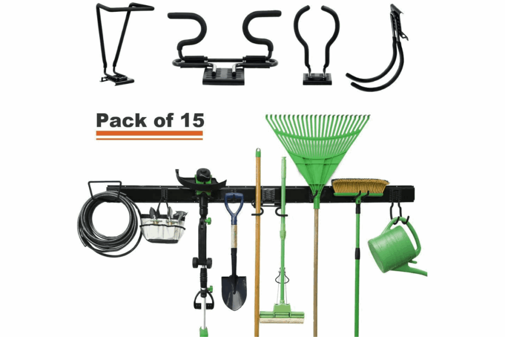 metal wall organizer for garage tools