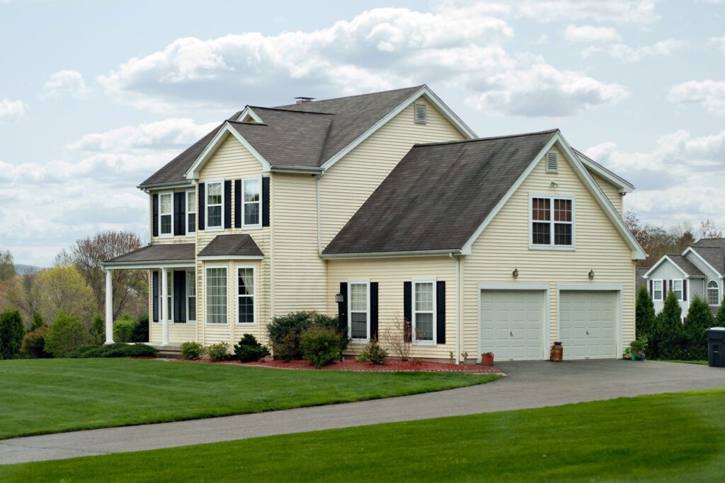a house with nice curb appeal