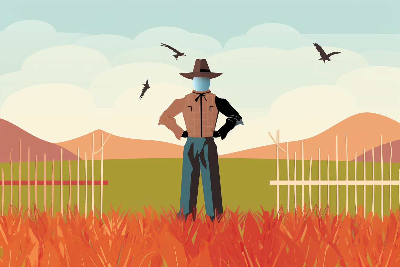 a_minimalist_illustrated_image_of_a_scarecrow