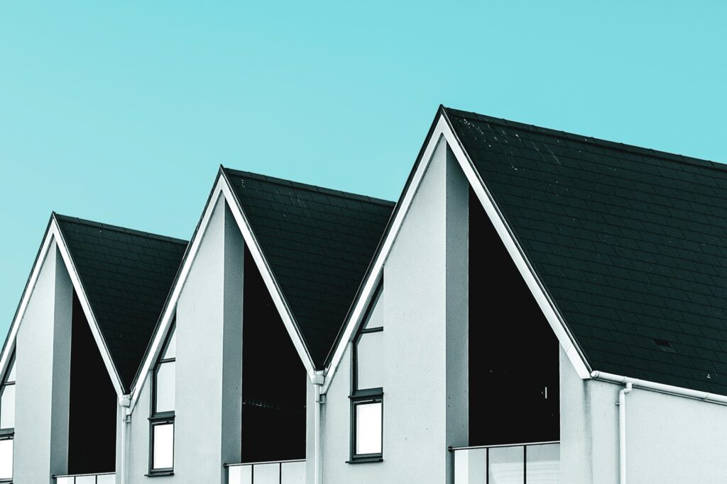 Rows of houses