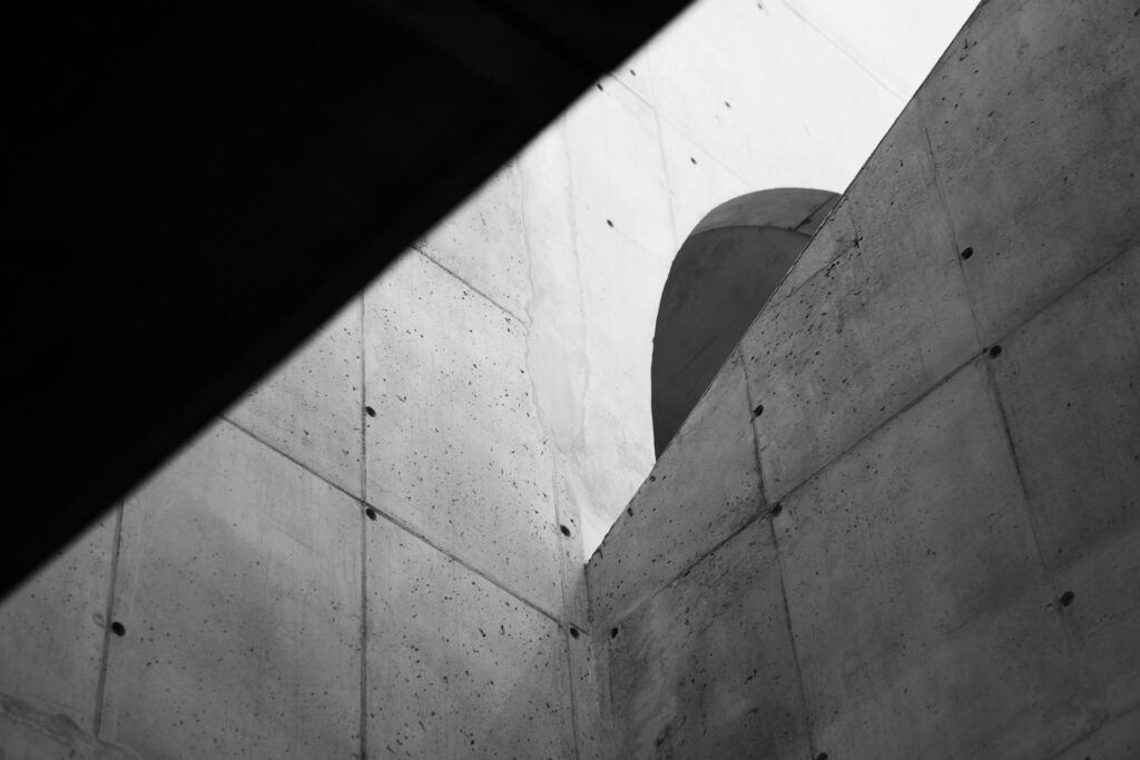 A concrete structure.