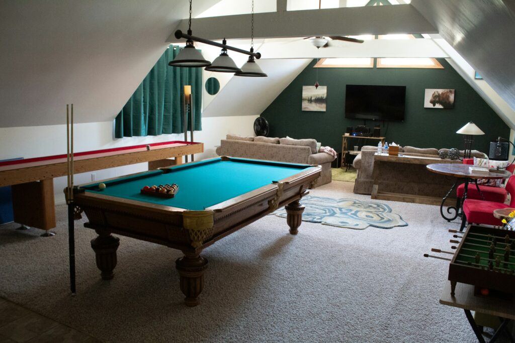 attic entertainment center