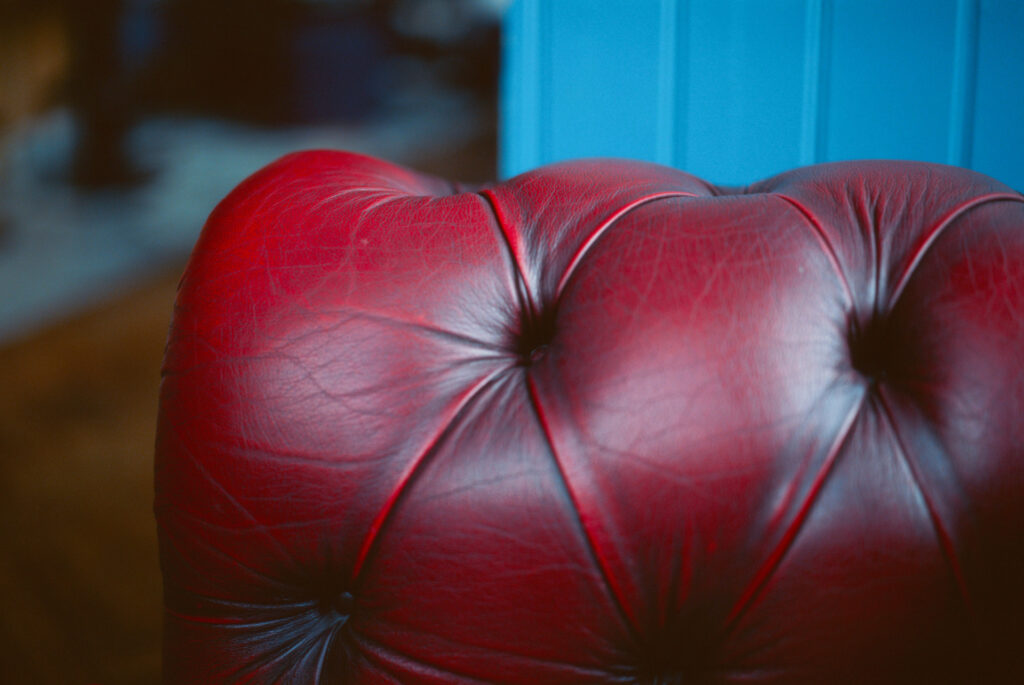 Jewel tones can be effective in small spaces.