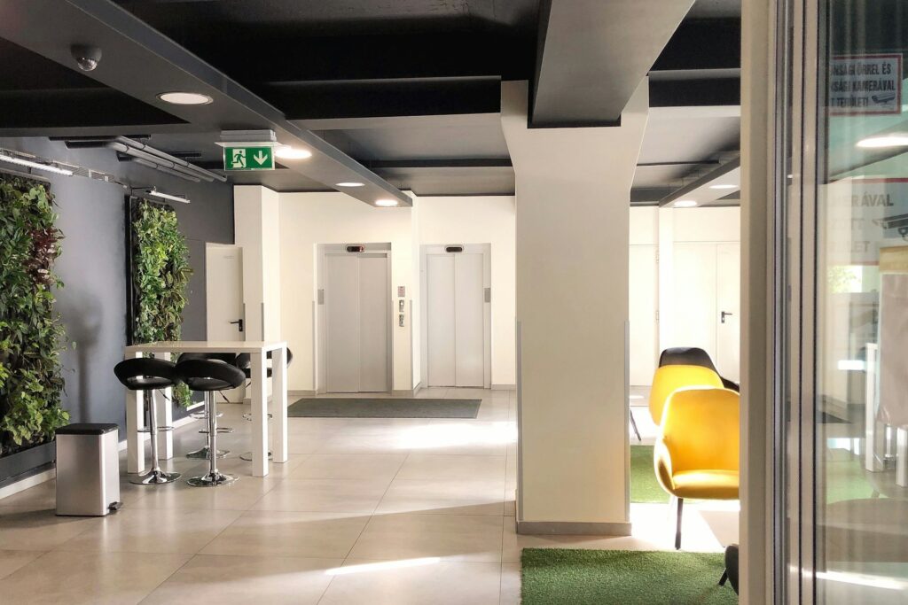 Commercial Interior Space With Living Wall