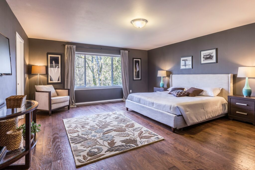 clean guest room