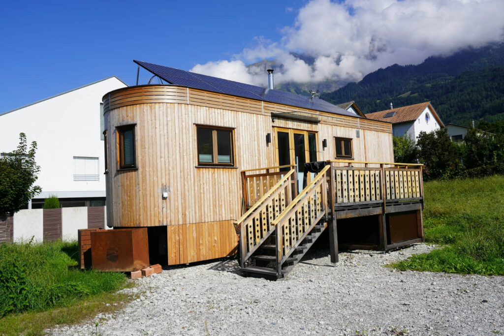 When you have an existing building in place, you can build any size tiny home on the same premises.