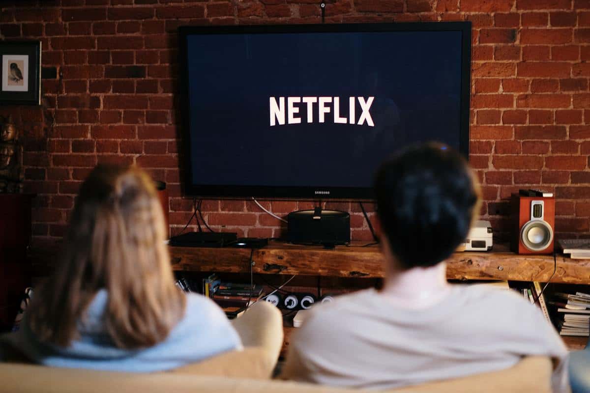 home theater setup with multiple electronics