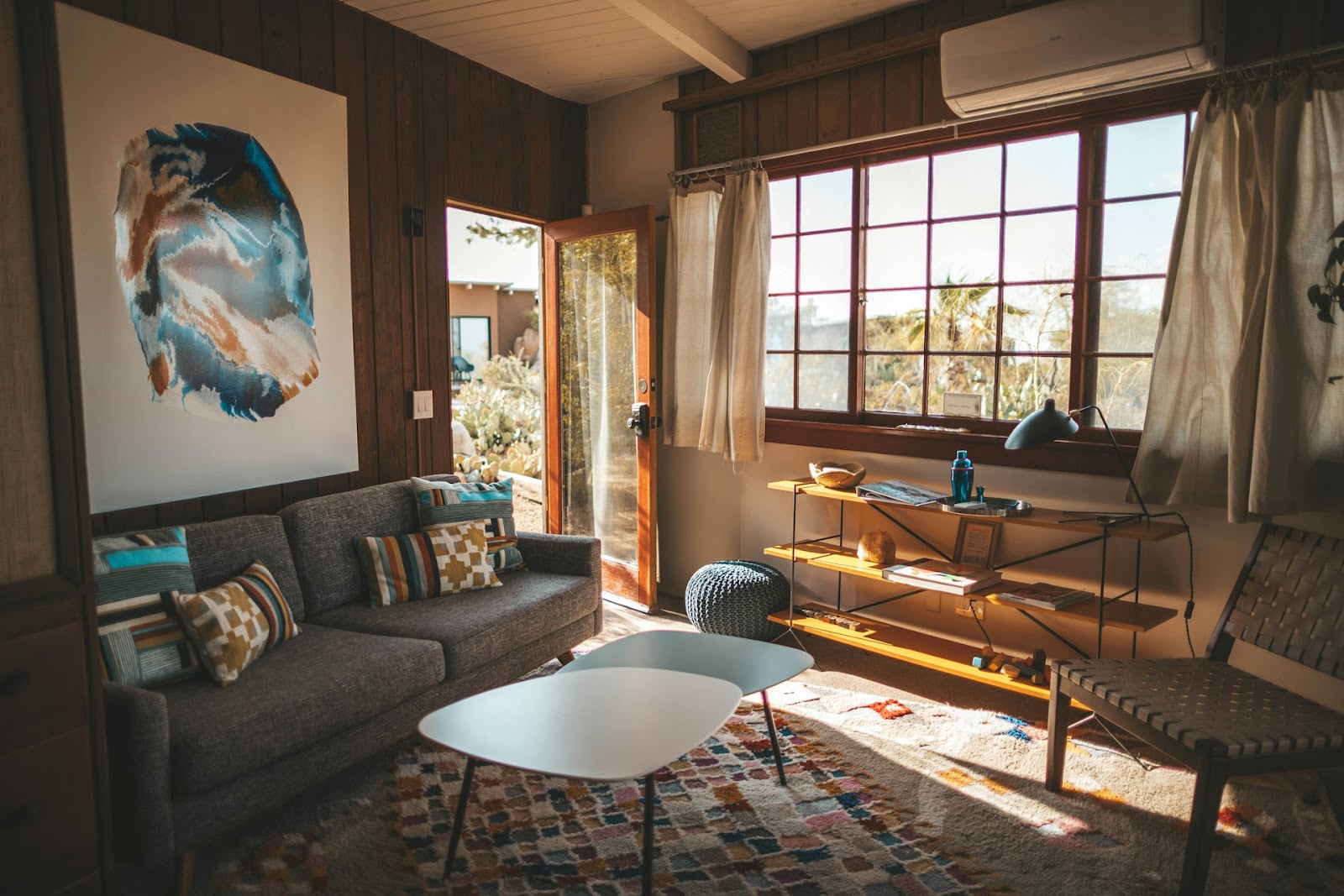 colorful living room