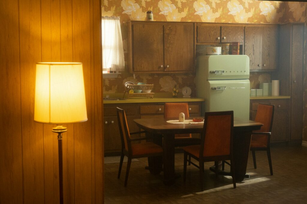 Vintage Kitchen With Wood Paneling