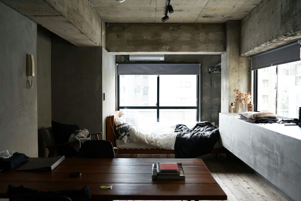 A studio apartment in Shibuya, Japan