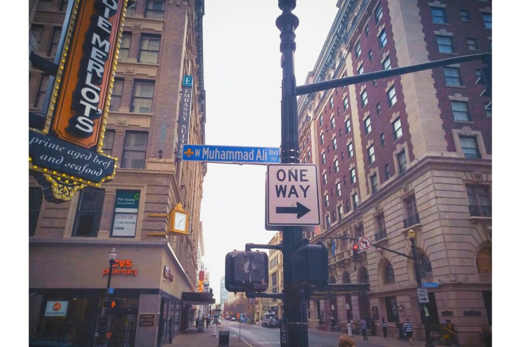 Downtown Louisville.