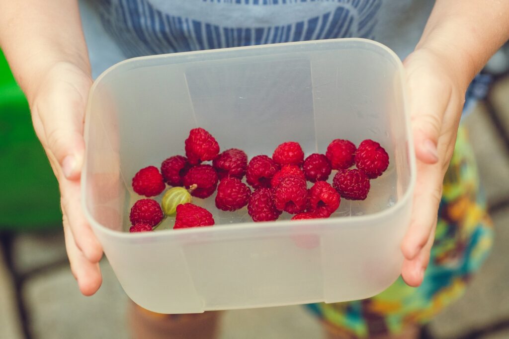 Gardening with children encourages exploration.