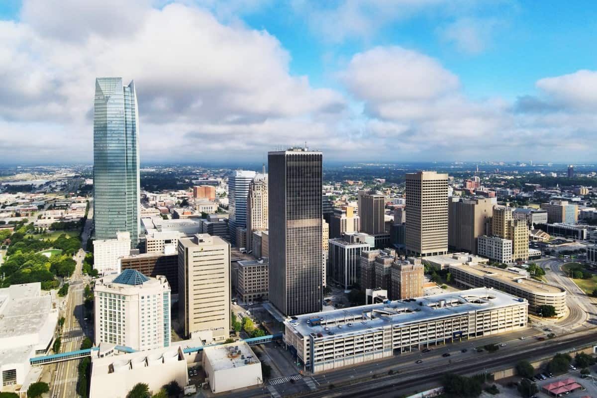 cityscape of oklahoma city