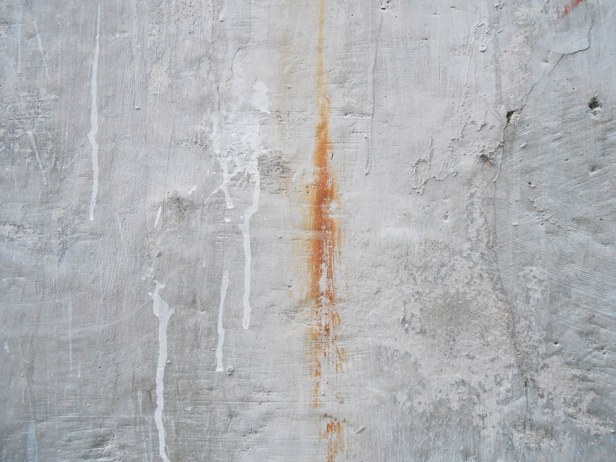 wall with rust stain