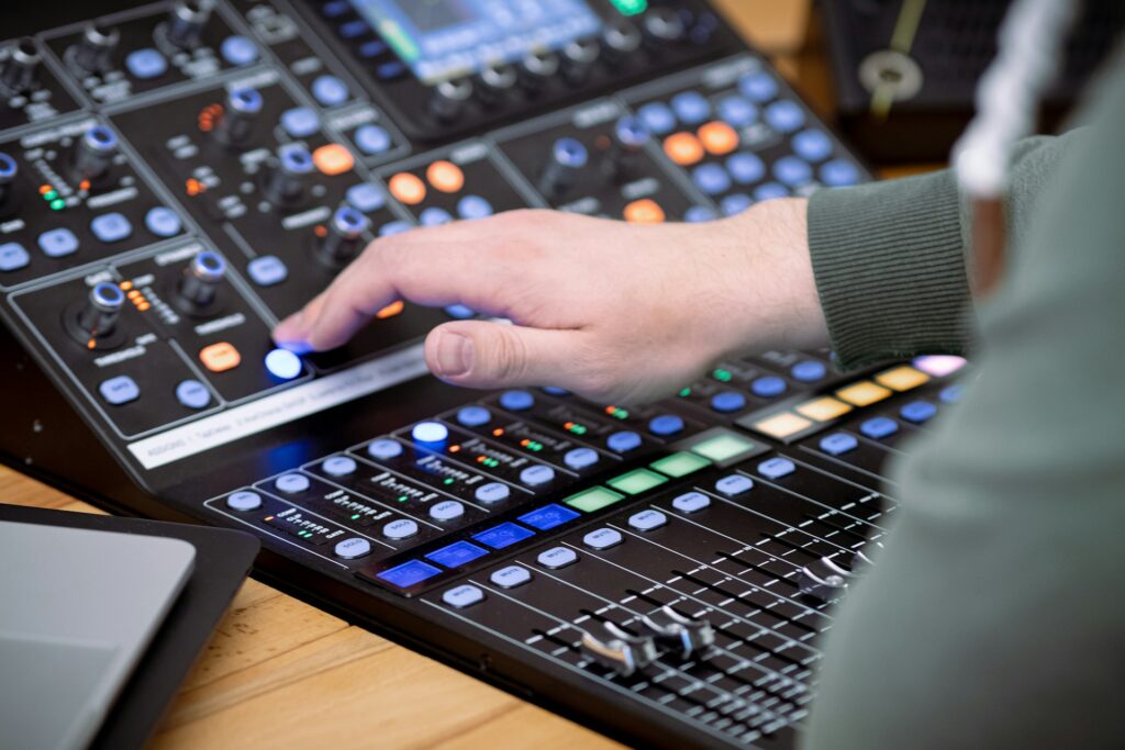 music studio soundboard to put in attic studio