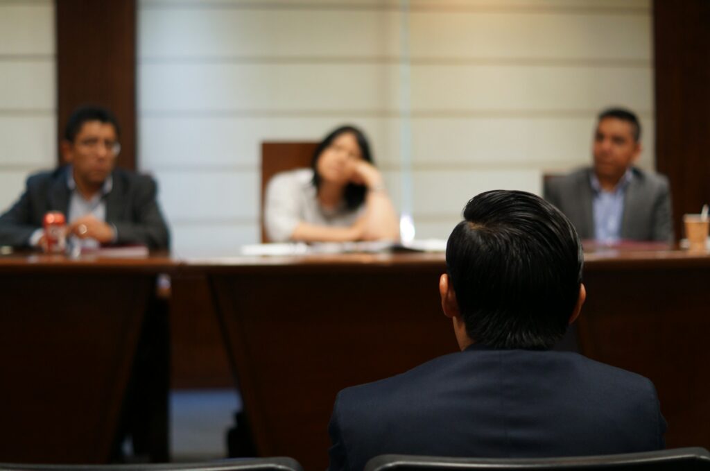 A courtroom