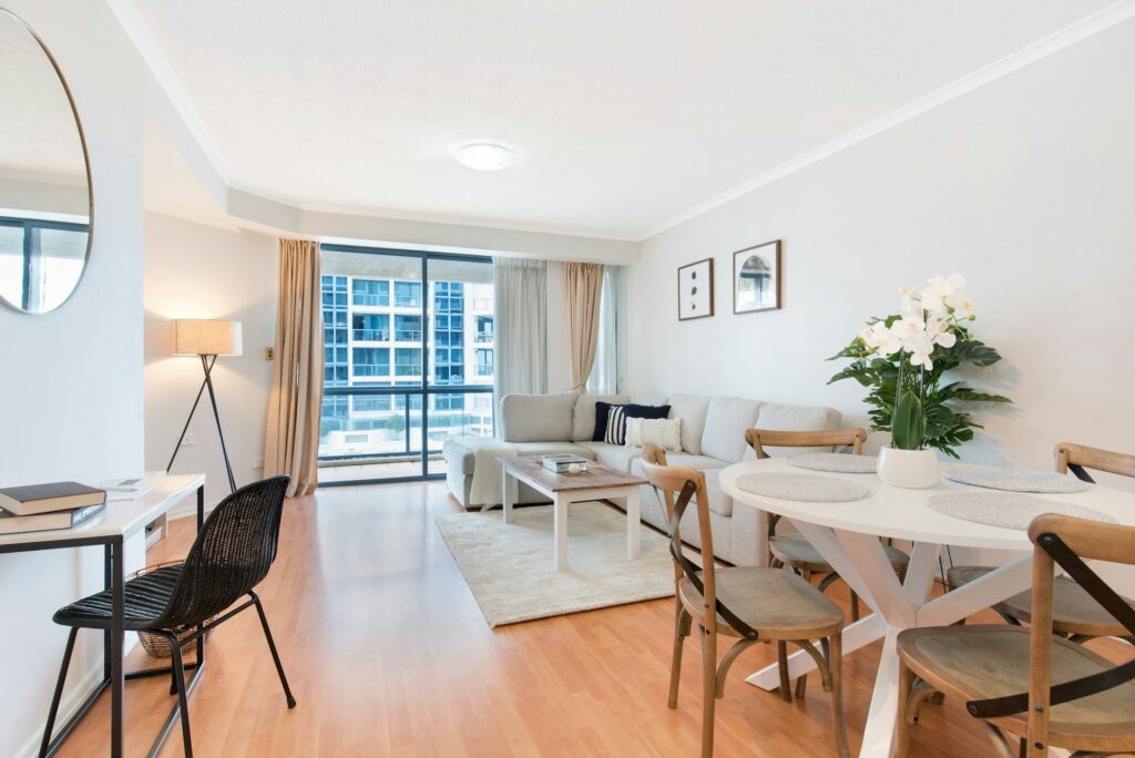 Open-plan living.