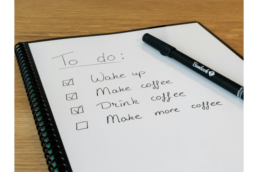 Include bathroom cleaning in your daily checklist after some coffee for best results.