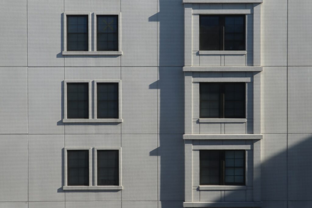 double-paned windows