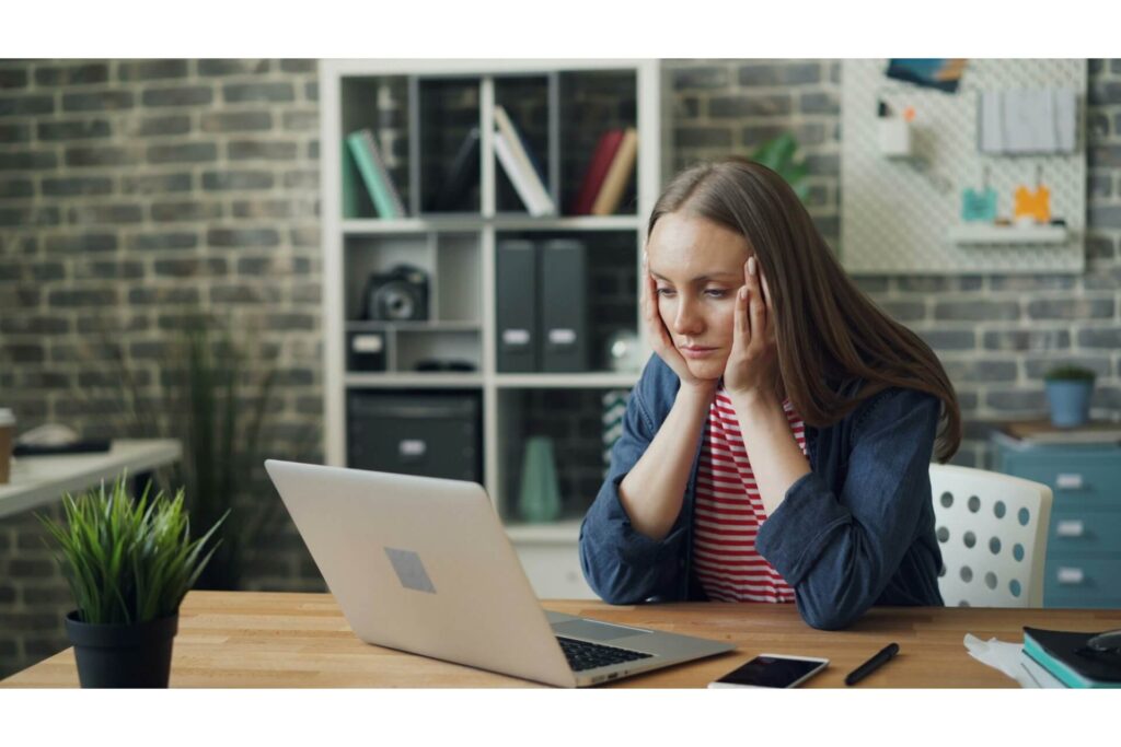 A female agent contemplating a good real estate niche.