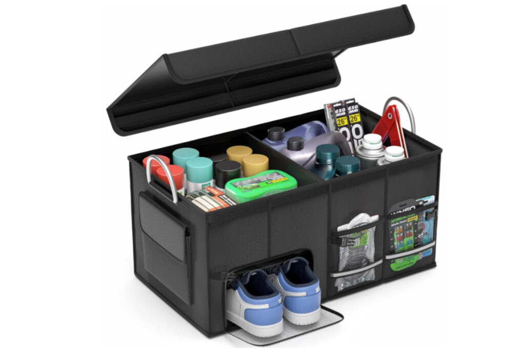 With various adjustable compartments, this SUV organizer is an ideal addition.