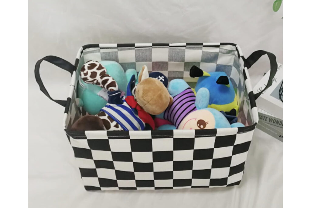 A waterproof basket that folds is a winner for unexpected storage needs.