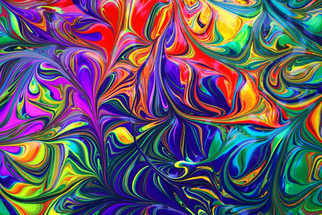 Colorful art.