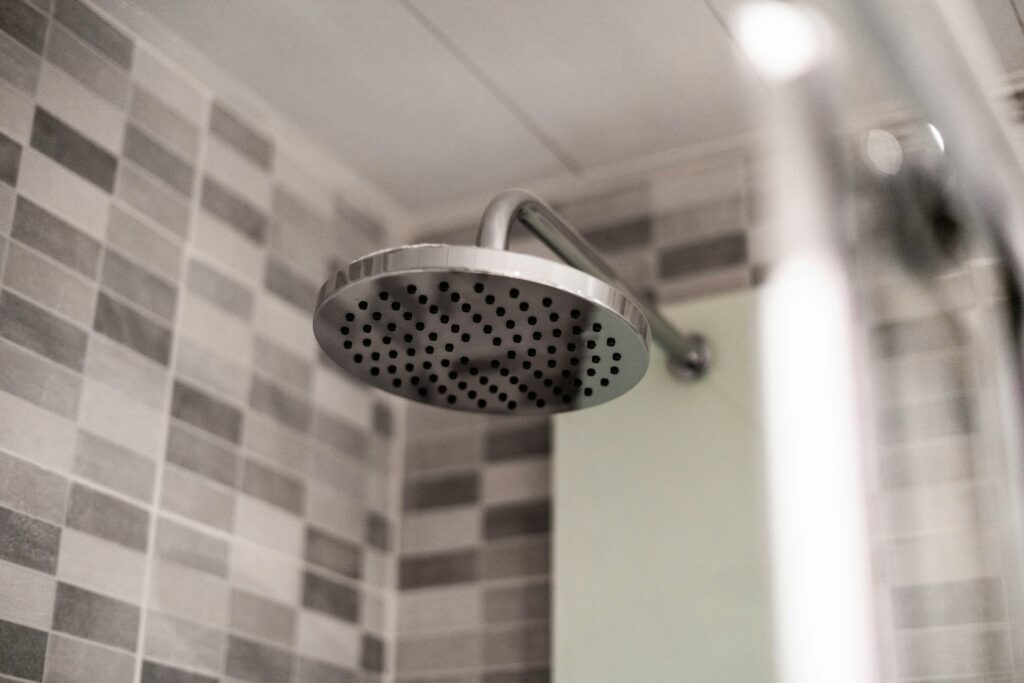 A shower.