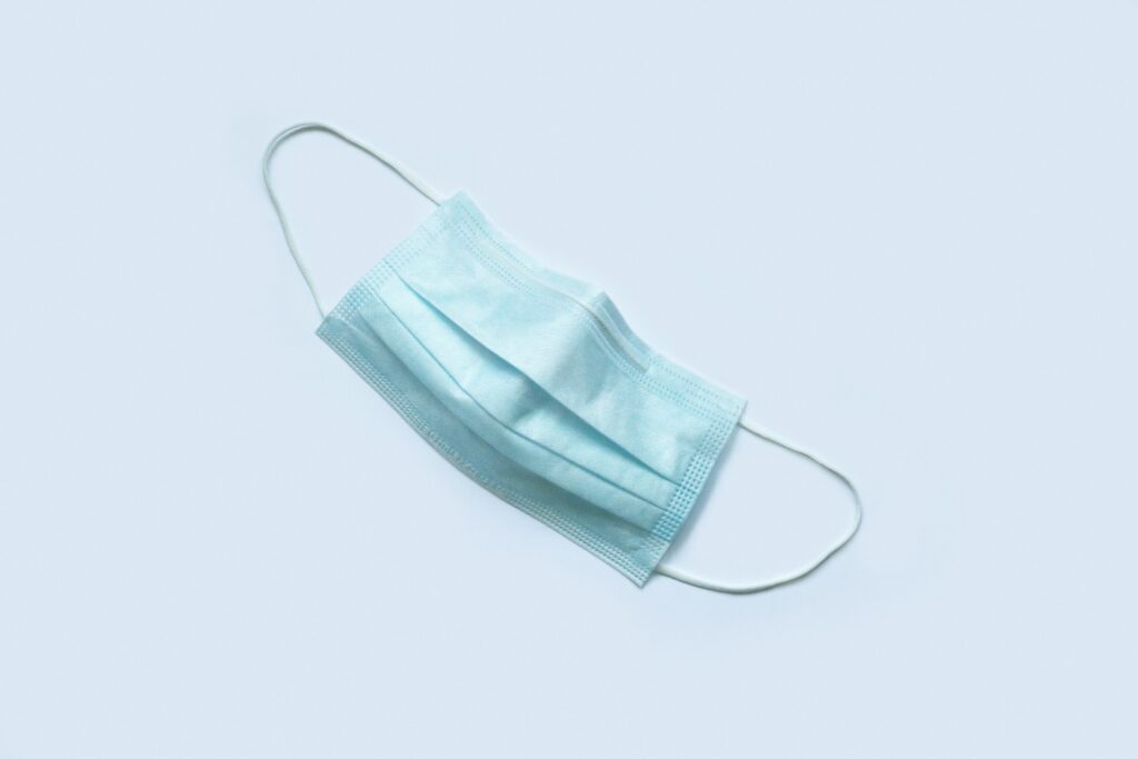 A mask for mold exposure.