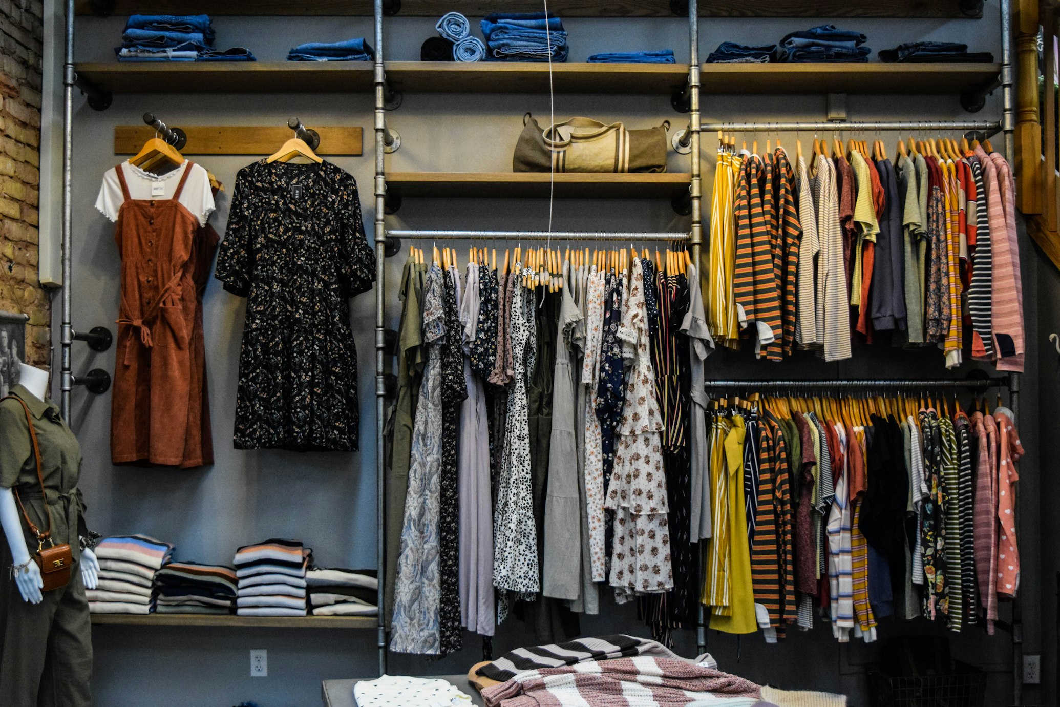 assorted colored clothes
