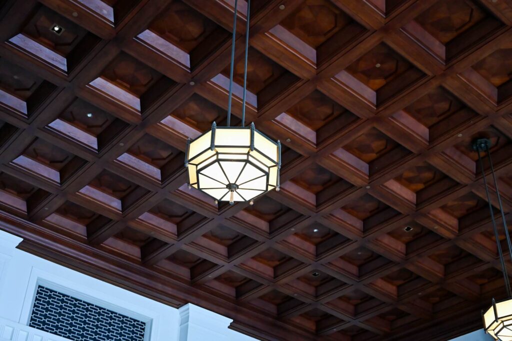 What Is a Coffered Ceiling? It Isn’t an Alternative to a Vaulted Design