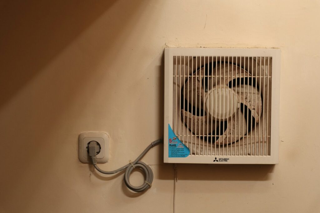 A bathroom fan.