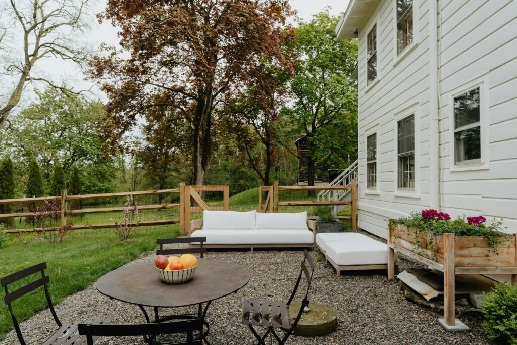 Alfresco living.