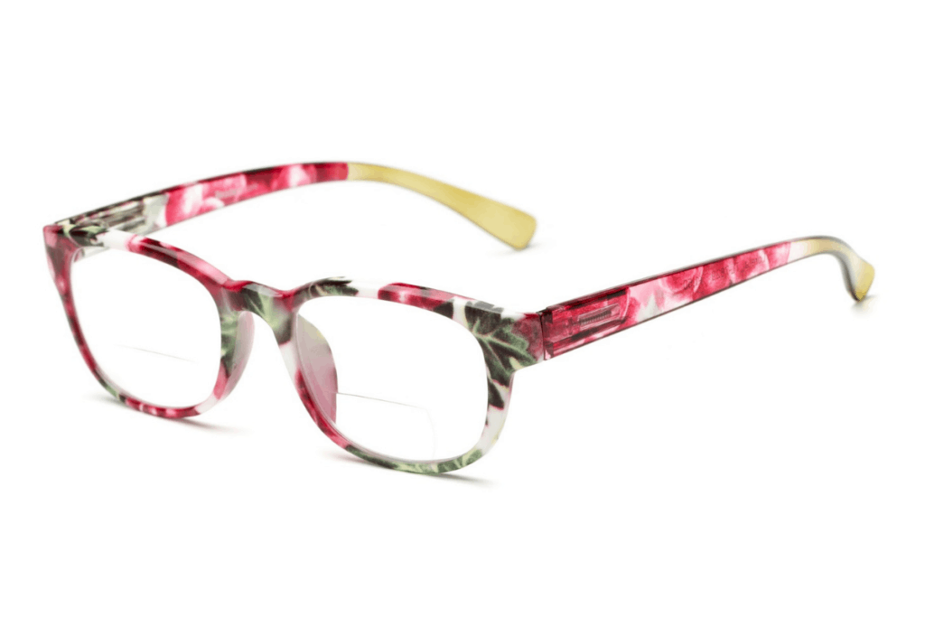 floral bifocal reading glasses