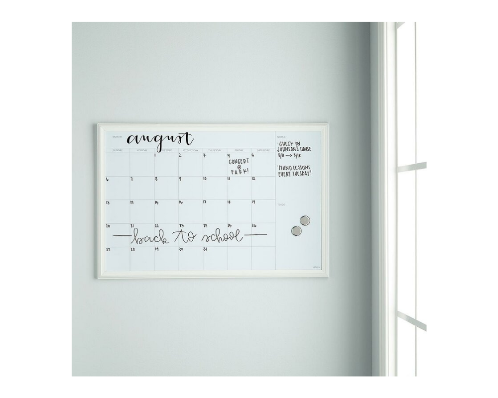 dry erase calendar