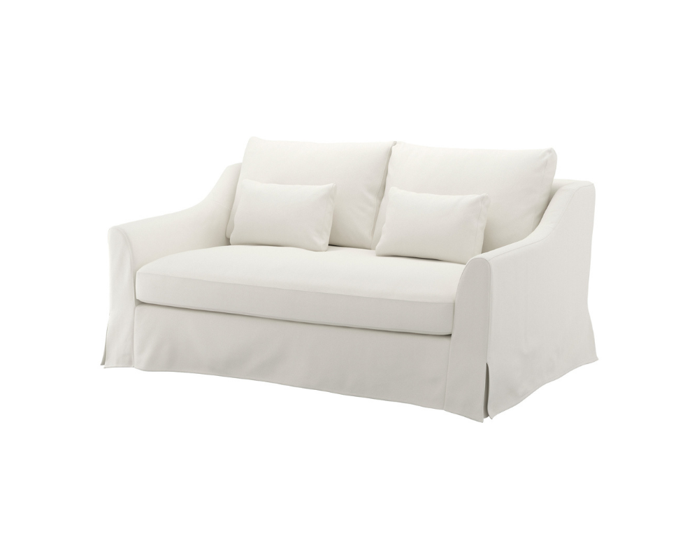 white IKEA couch