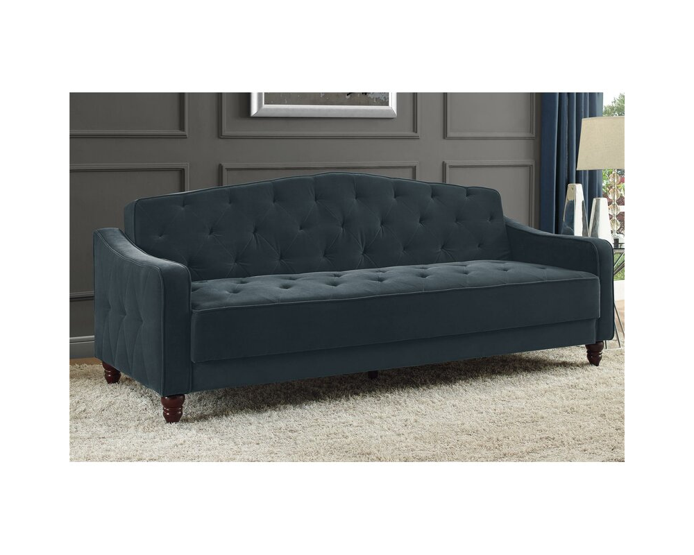 blue small couch