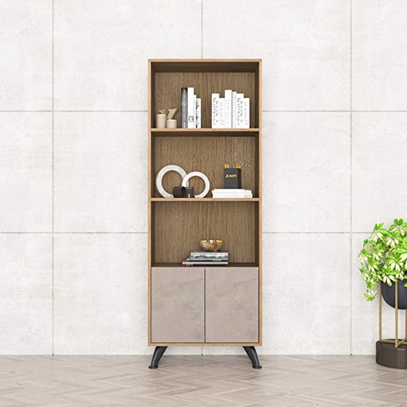 3-tier wooden bookcase for all the bookworms out there