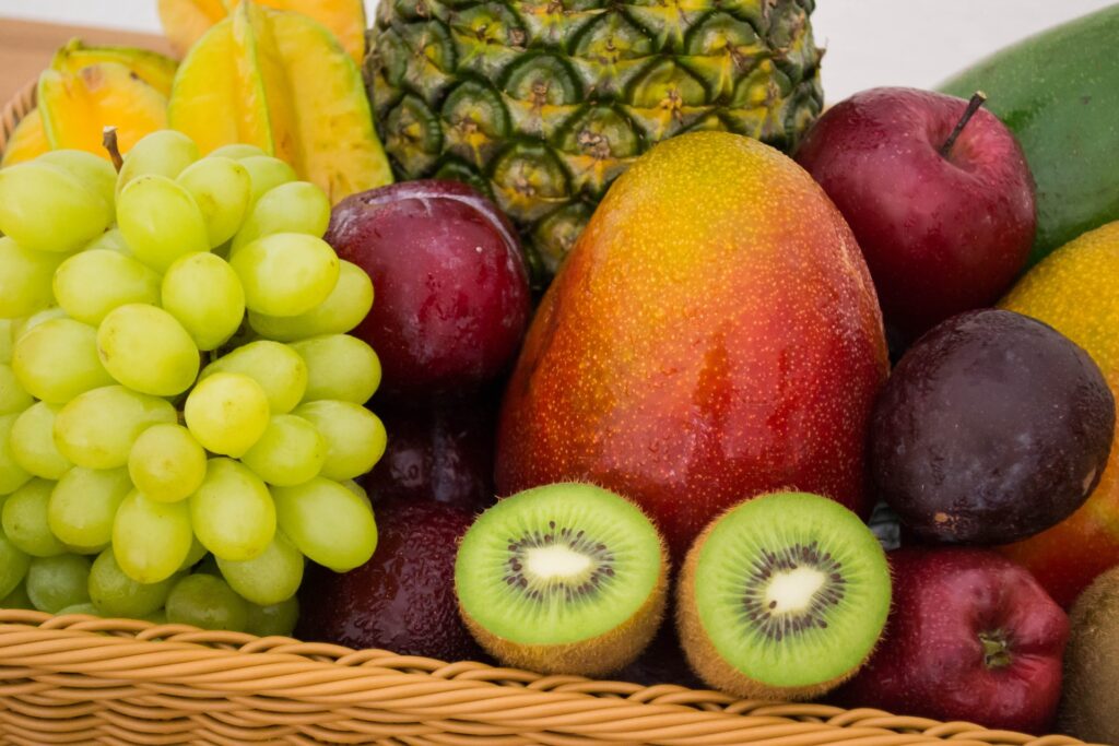 assorted fruit in a basket