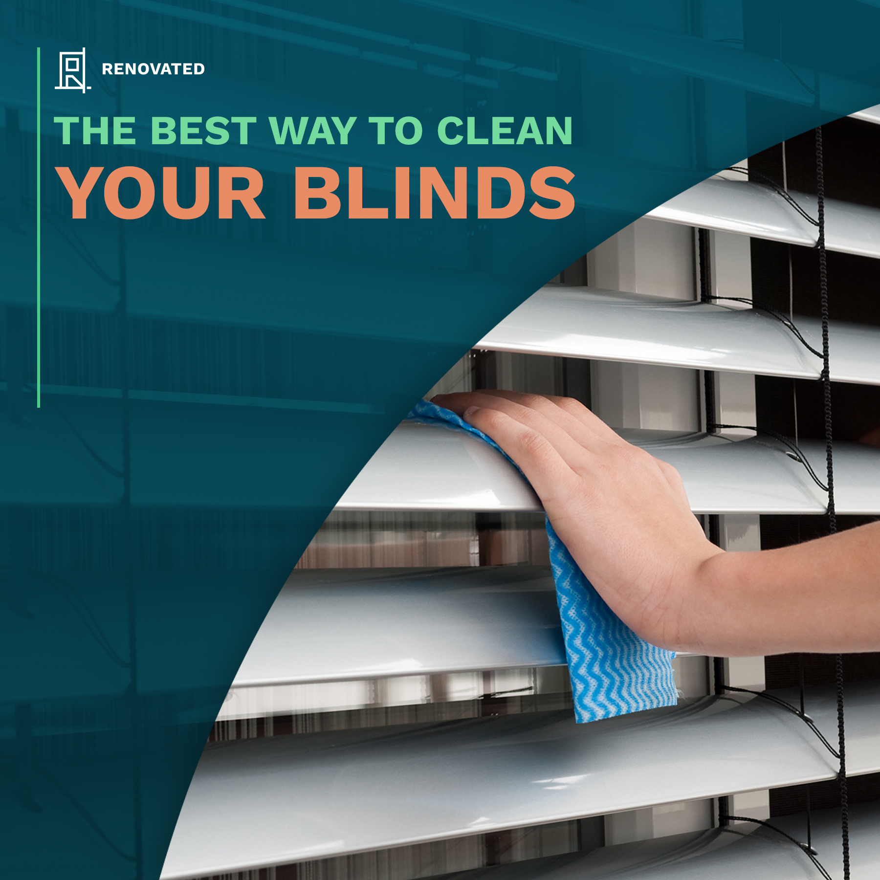 The Best Way To Clean Your Blinds Renovated   Renovated The Best Way To Clean Your Blinds Facebook Image 