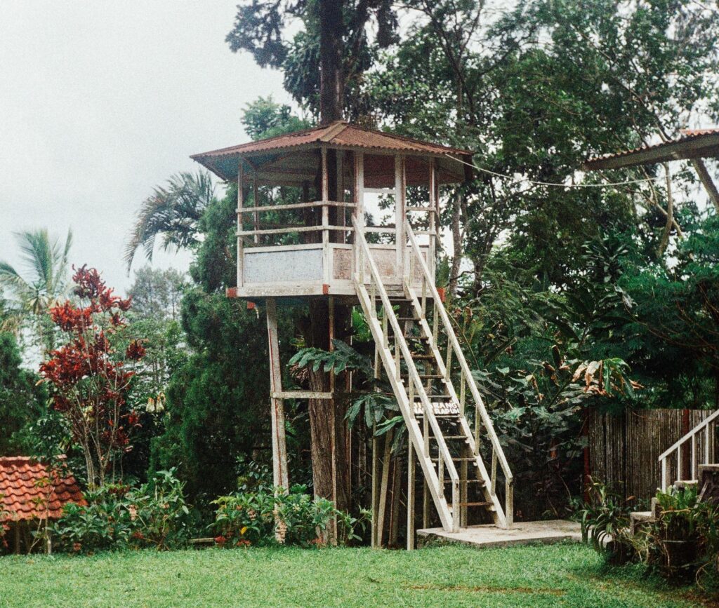 floating gazebo treehouse