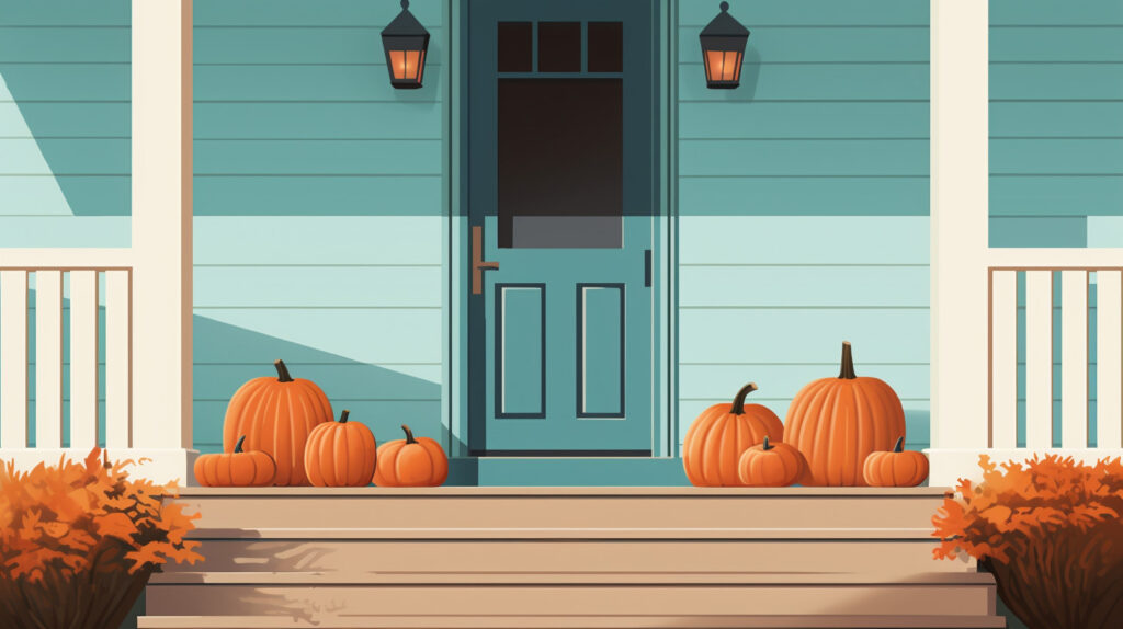 how to decorate a porch for fall