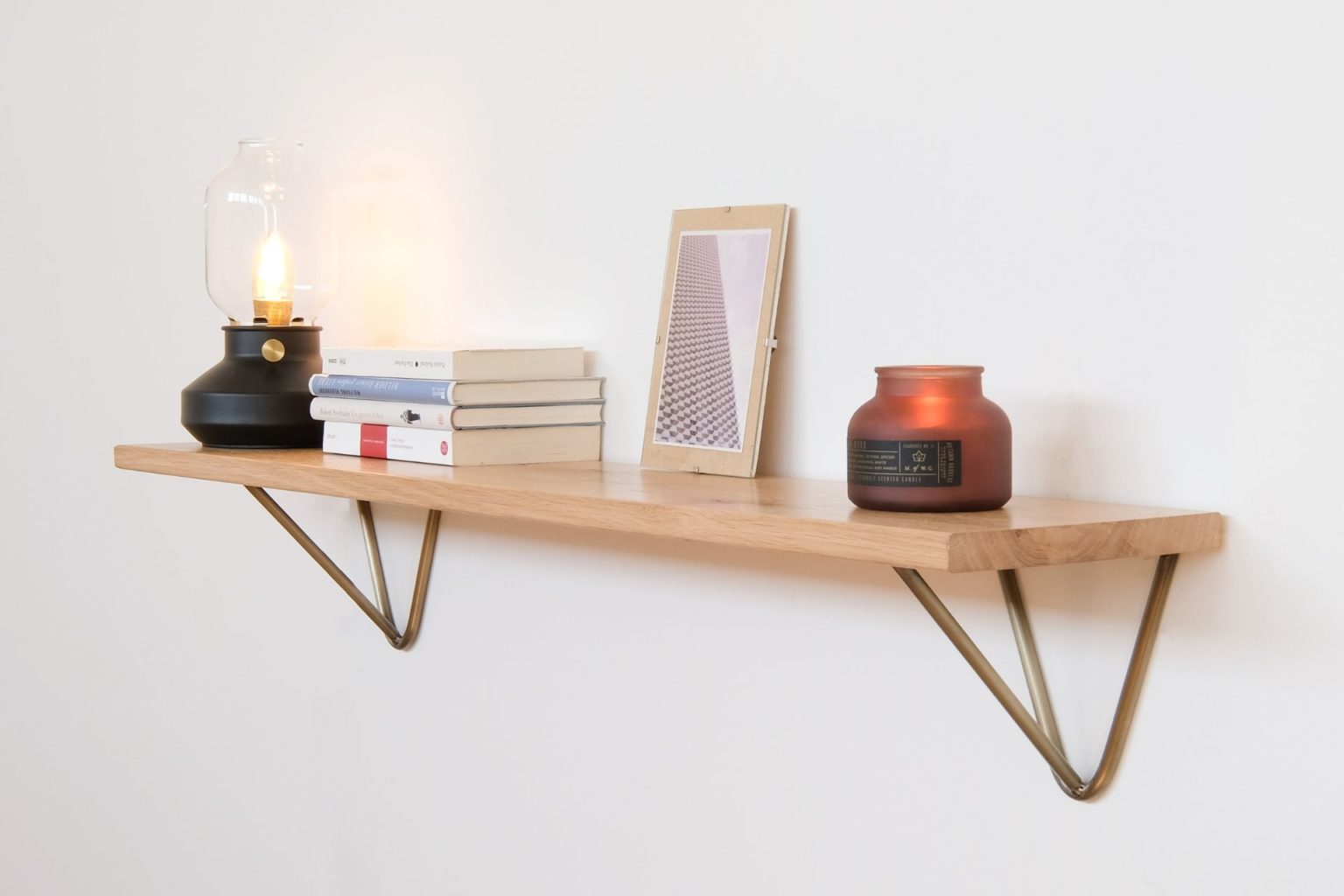 How To Hang Shelves Without Nails Renovated