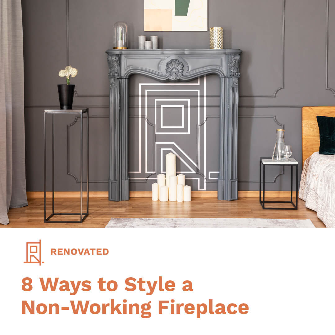 8 Ways to Style a NonWorking Fireplace Renovated
