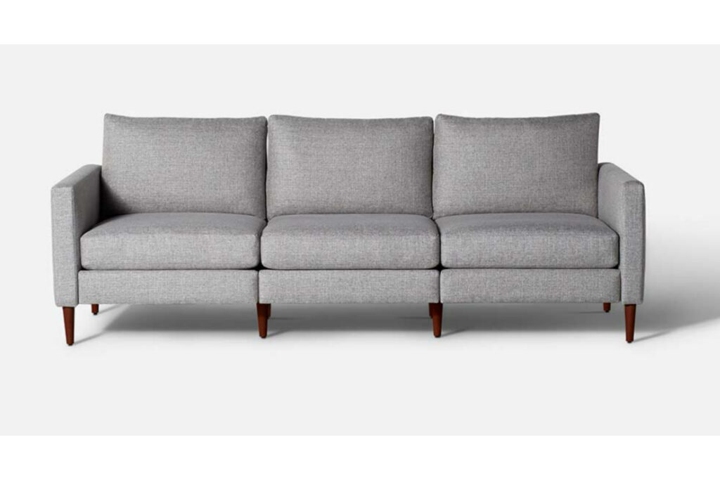 easy-to-move couches - Allform Custom 3-Seat Sofa
