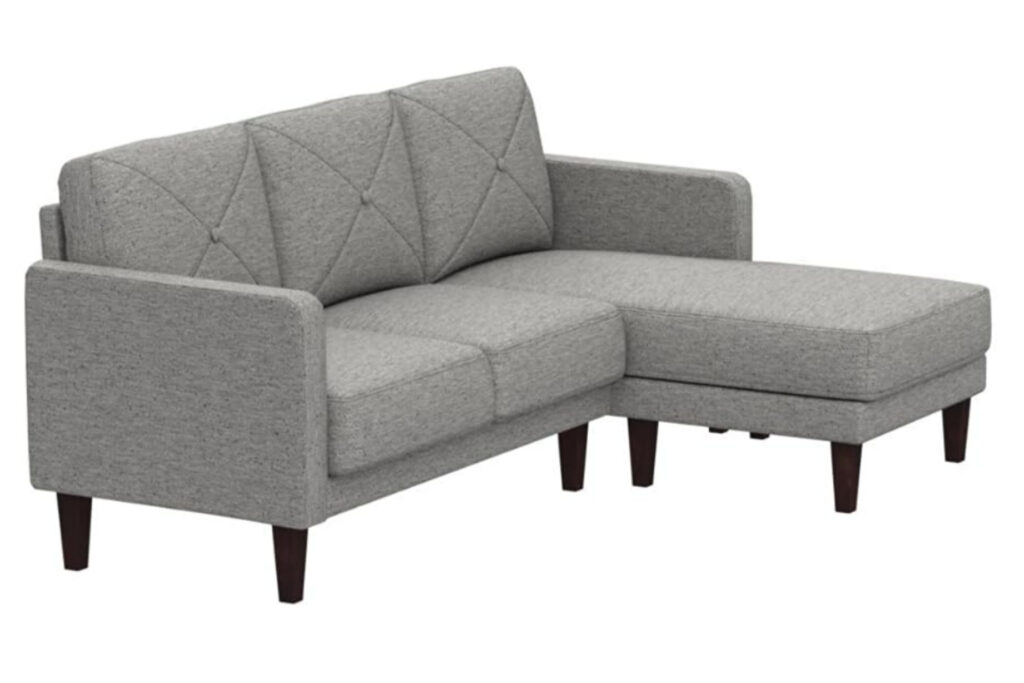 easy-to-move couches - Belffin Convertible Sectional Sofa