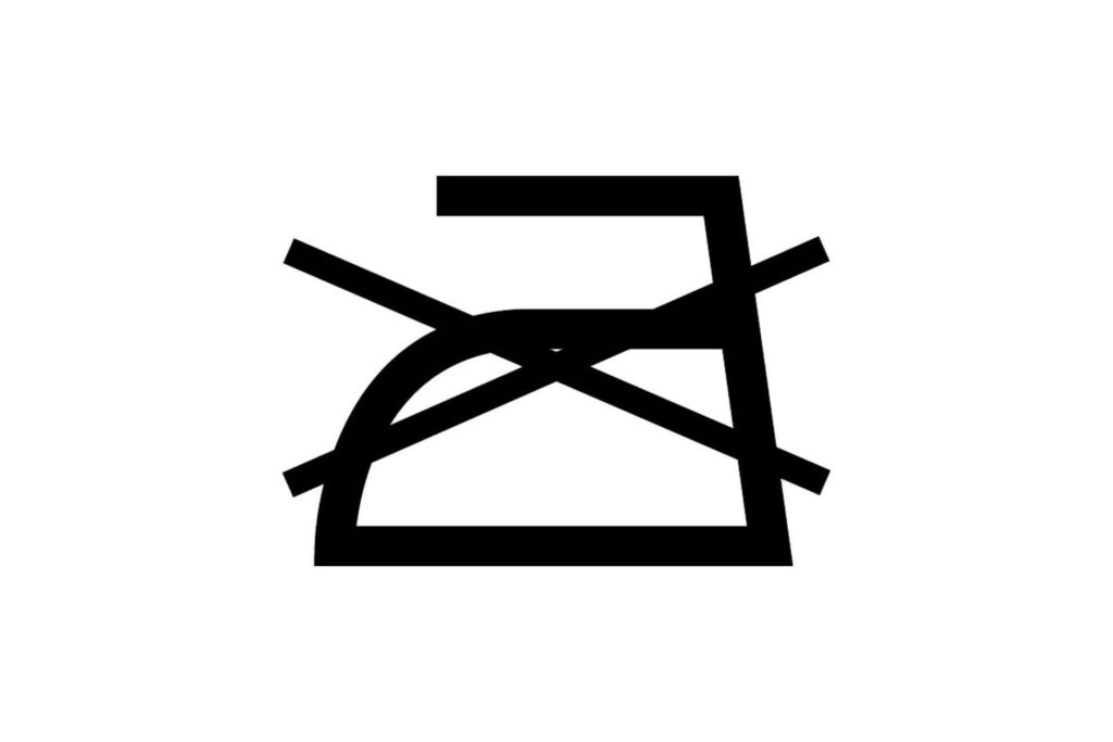 Iron icon crossed out