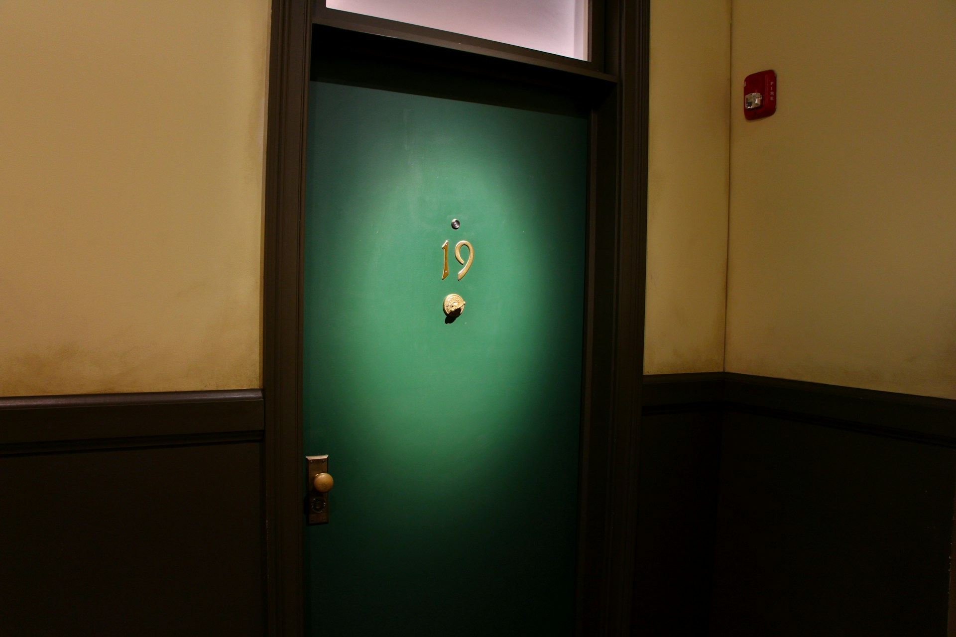 The door of Joey and Chandler's apartment in Friends