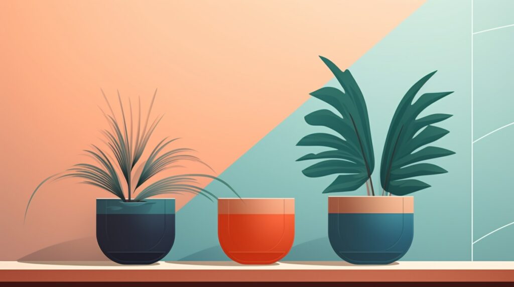 different plants in the best pots for plants